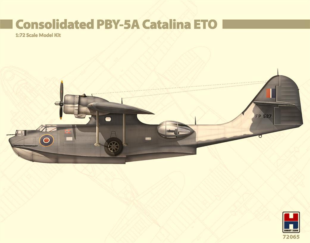 Hobby 2000 1/72 72065 RAF Consolidated PBY-5A Catalina ETO Plastic Kit