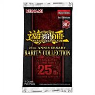 The 25th Anniversary Rarity Collection is a spectacular all-foil set with 79 of the game’s most popular cards, each available in 7 different rarities, including 2 brand-new rarities: Super Rares, Ultra Rares, Secret Rares, Quarter Century Secret Rares (celebrating the 25th anniversary!), Platinum Secret Rares (last seen in the 2015 Mega-Tin!), New “Prismatic” style Collector’s Rares (made with extra sparkle, this is the same as the Japanese “Collector’s Rare” technology previously available only in Asia!), New “Prismatic” style Ultimate Rare (with a raised 3D varnish effect, this is the same as the Japanese “Ultimate Rare” technology previously available only in Asia!). Watch as your cards sparkle, shine, and gleam in rarities so luxurious that you will be the envy of every Duelist!