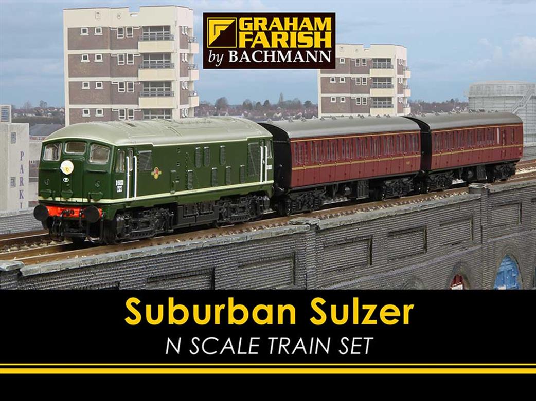 Graham Farish N 370-062 Suburban Sulzer Train Set