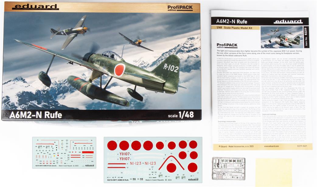 Eduard 1/48 82219 Rufe Japanese WW2 Seaplane Plastic Kit Profipak