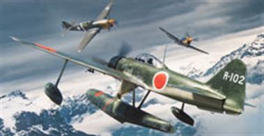 The ProfiPACK edition kit of Japanese interceptor/fighter bomber floatplane A6M2-N (Allied code name Rufe) in 1/48 scale. Kit presents Rufe serving in Imperial Japanese Navy Air Service during World War II.