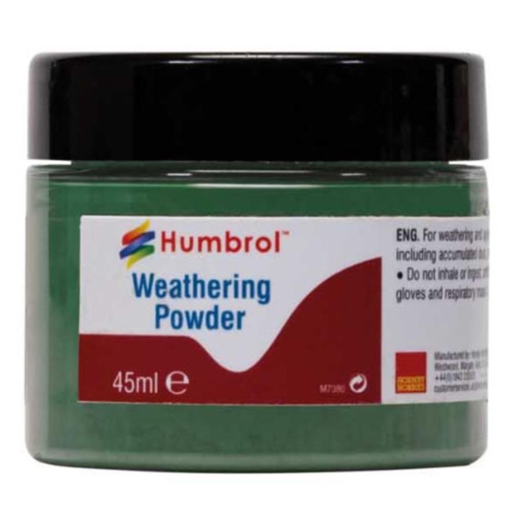 Humbrol  AV0015 Chrome Oxide Green Weathering Powder 45ml Pot