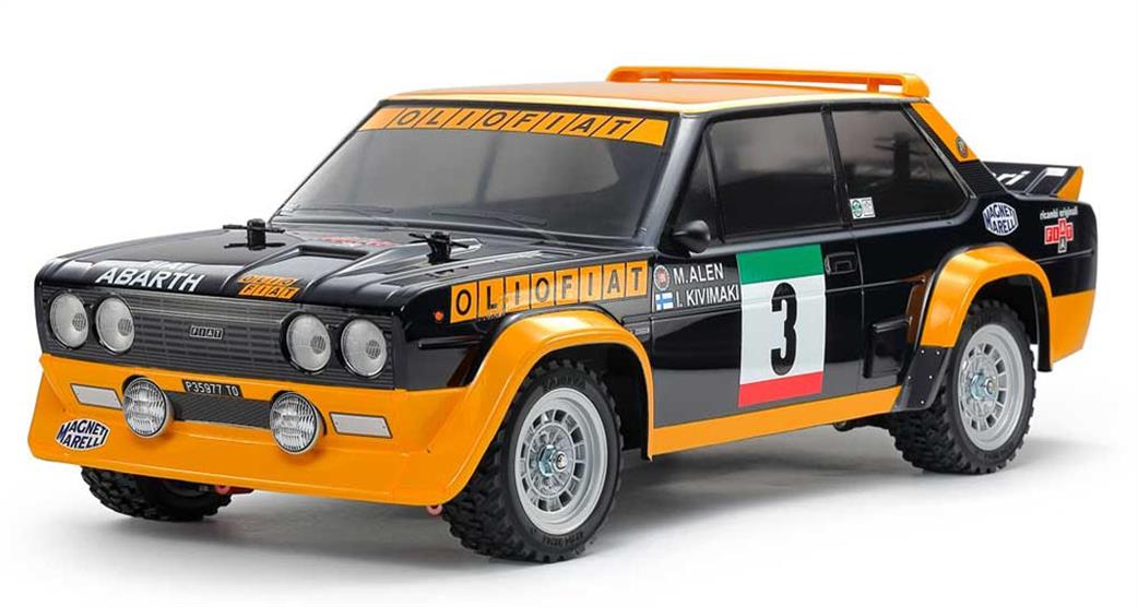 Tamiya 1/10 58723 Fiat 131 Abarth Rally Olio MF-01X RC Car Kit