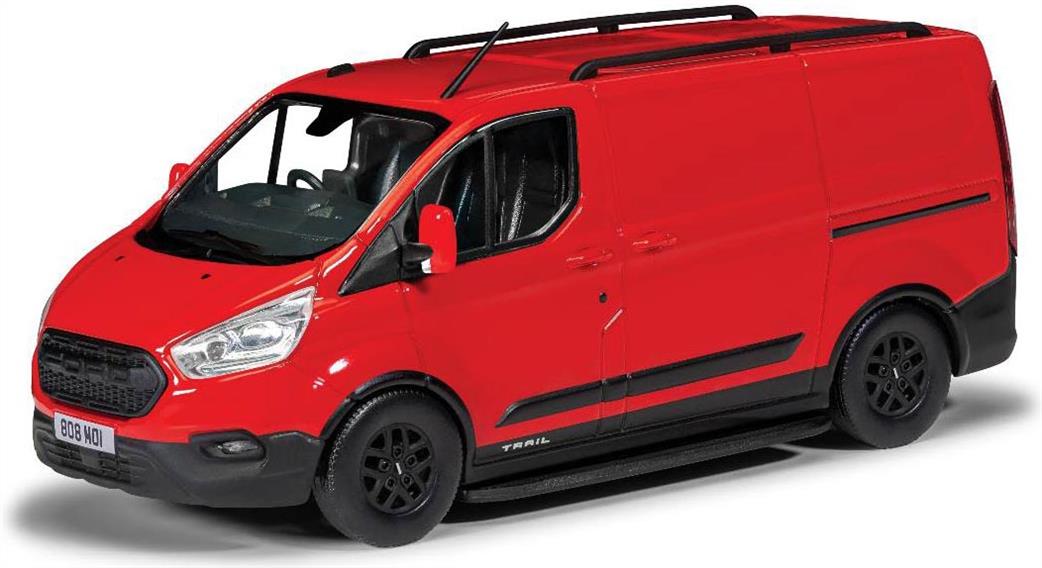 Corgi 1/43 VA15102 Ford Transit Custom Trail, Race Red