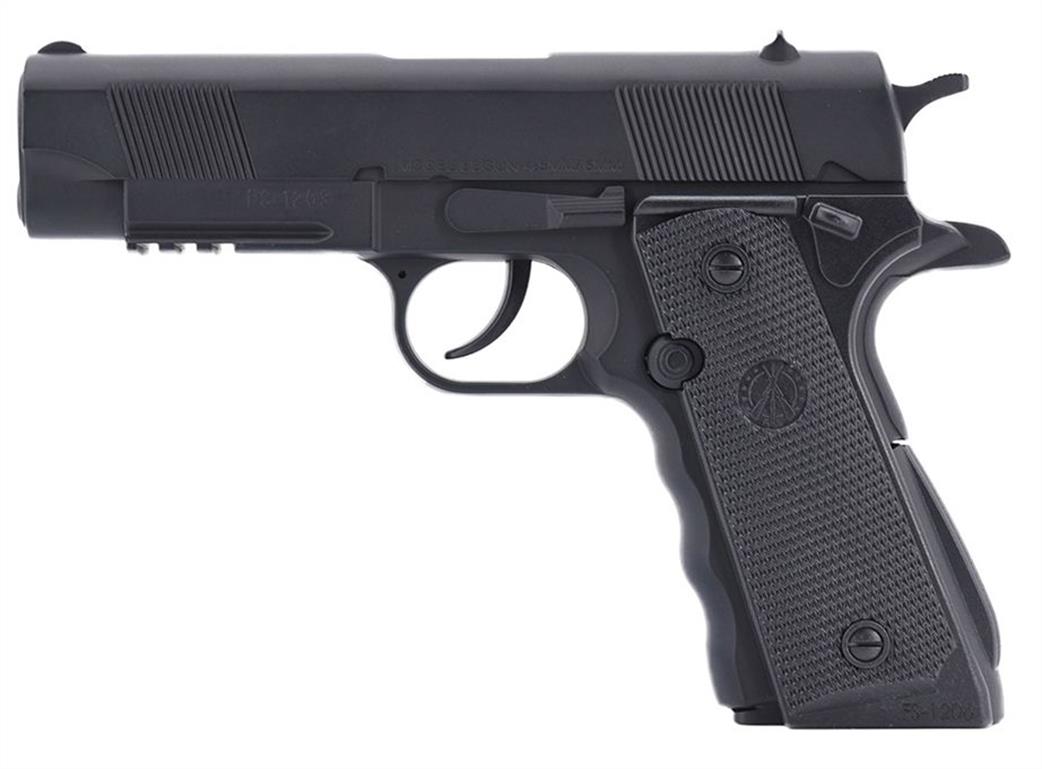 Hfc - STTi 1/1 110088 Colt 45 CO2 Non Blowback Black Airsoft Pistol