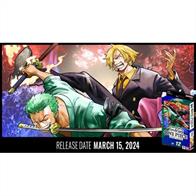 he Strawhat Pirates' "Zoro" and "Sanji" are now teamed up in a Leader card!! Made up of Green and Blue cards, this is the first multicolor attack type deck!