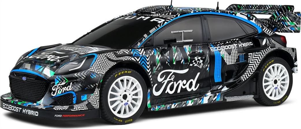 Solido 1/18 1809501 Ford Puma Rally1 Hybrid Black Goodwood Festival of Speed 2021 Model