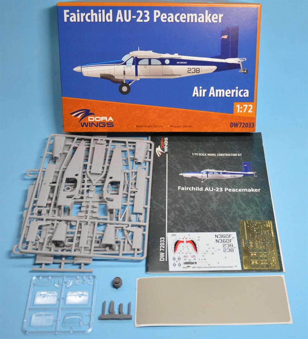 Dora Wings 1/72 72033 Fairchild AU-23 Peacemaker Air America Plastic Kit