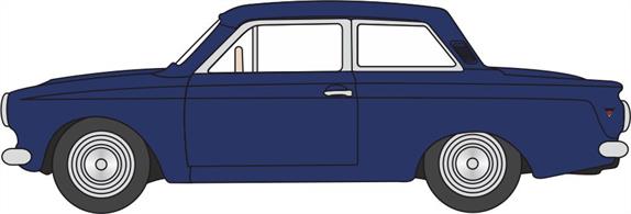 Oxford Diecast 76COR1010 1/76 Ford Cortina MkI Anchor Blue