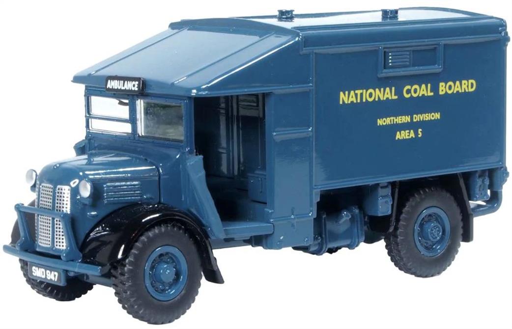 Oxford Diecast 1/76 76K2003 National Coal Board Austin K2 Ambulance