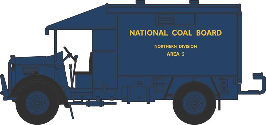 Oxford Diecast 1/76 76K2003 National Coal Board Austin K2 Ambulance