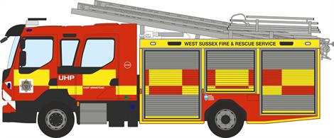 Oxford Diecast 76VEO004 1/76th Volvo FL West Sussex Fire &amp; Rescue