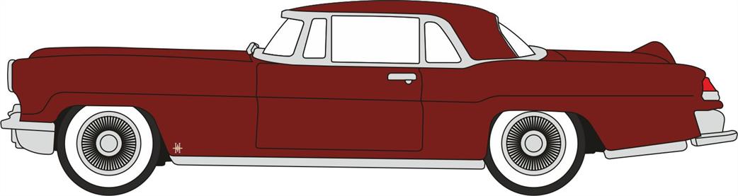 Oxford Diecast 1/87 87LC56005 1956 Continental MkII Dark Red