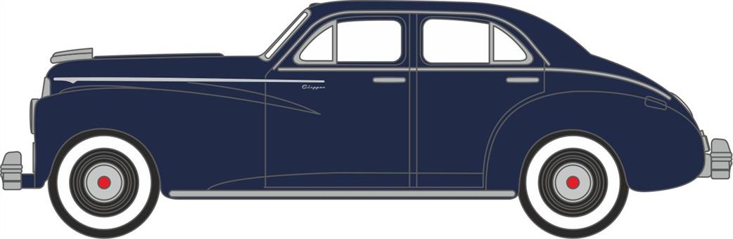 Oxford Diecast 1/87 87PC42001 1942 Packard Clipper Touring Sedan Packard Blue