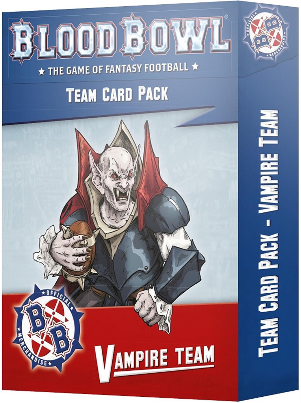 Games Workshop  202-38 Blood Bowl Cards: Vampire Team Pack