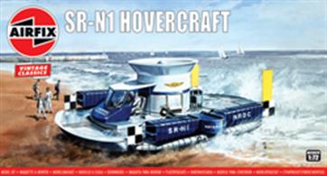 This remarkable SR-N1 Hovercraft effortlessly glides on a cushion of air, operating at the precise height needed to conquer the waves. It's an engineering marvel and firm favourite from a bygone era—a true time capsule in more ways than one!