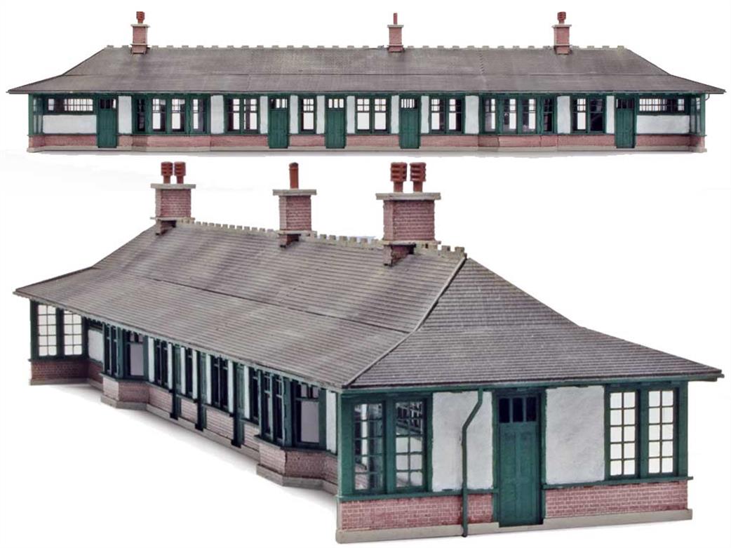 Peco OO LK-215 Rannoch Station Building West Highland Line Laser Cut Wood Kit