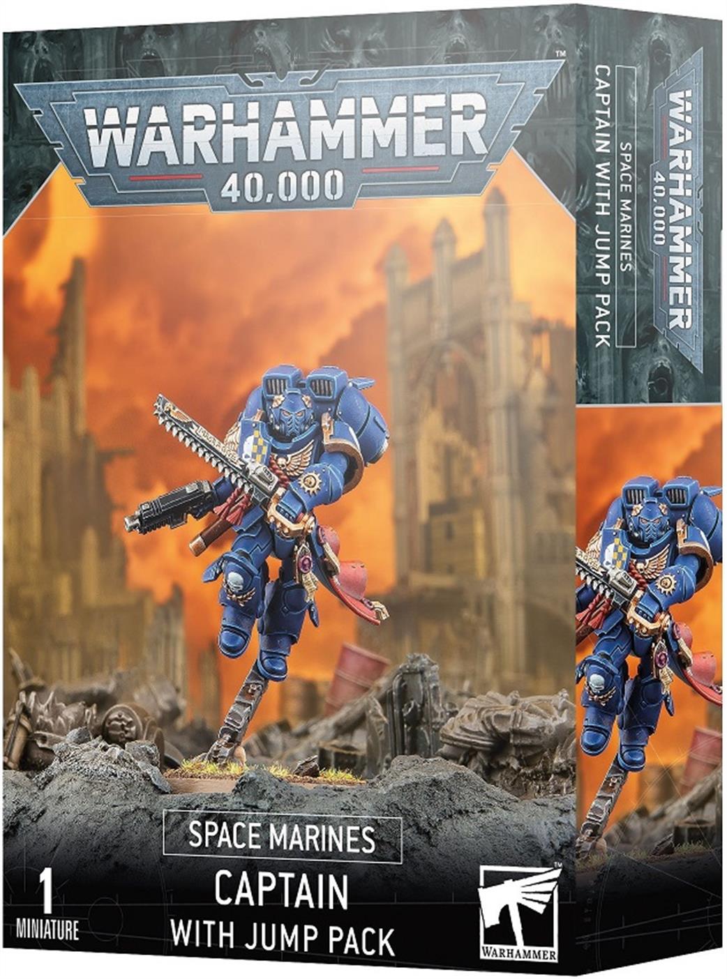 Games Workshop 28mm 48-17 Space Marines Captain With Jump Pack