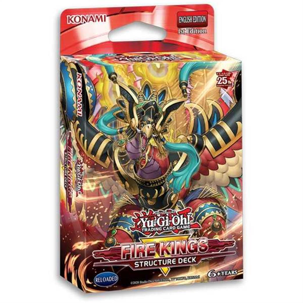 Konami  163711 Yu-Gi-Oh! Fire Kings Structure Deck Revamped