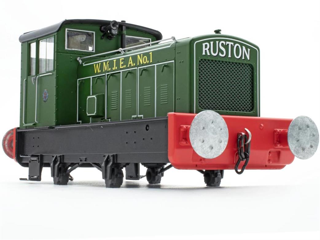 Accurascale O Gauge ACC2850 West Midlands Joint Electricity Authority No.1 Ruston 88DS 4wd shunter 262997 Ruston Works Lined Green