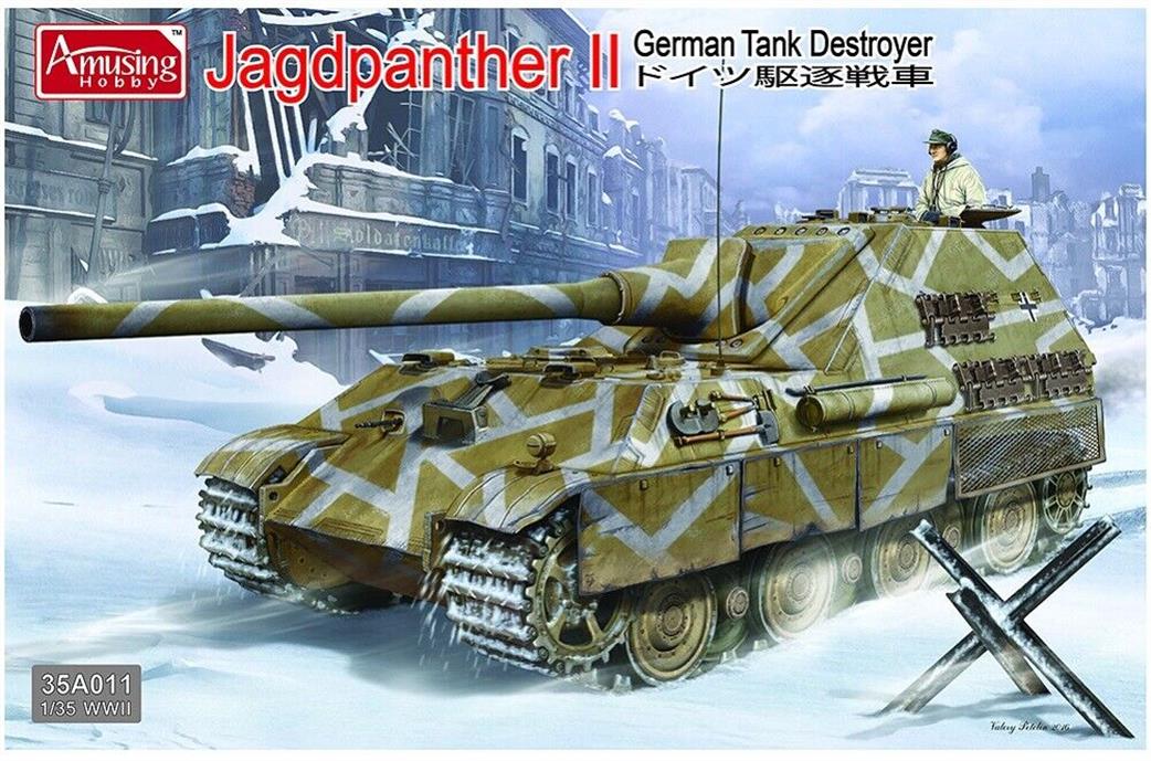 Amusing Hobby 1/35 35A011 Jagdpanzer II Plastic Kit