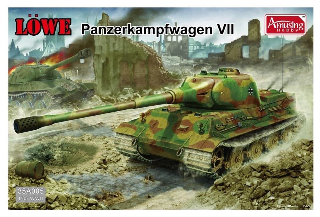 Amusing Hobby 1/35 35A005  Panzerkampfwagen VII Lowe Heavy Tank Kit