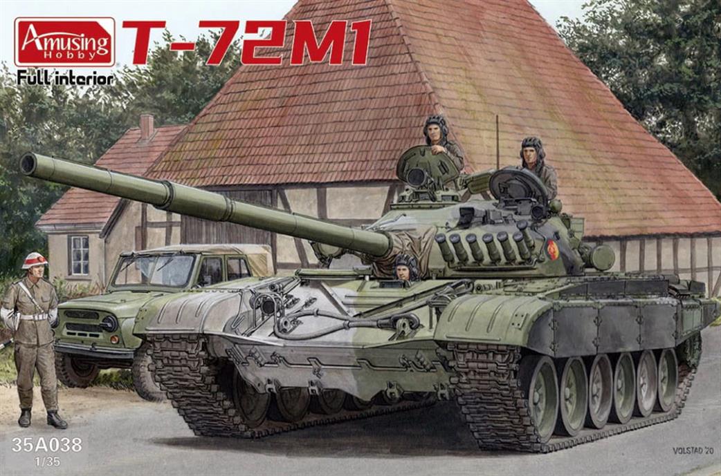 Amusing Hobby 1/35 35A038 Russian T-72M1 Main Battle Tank