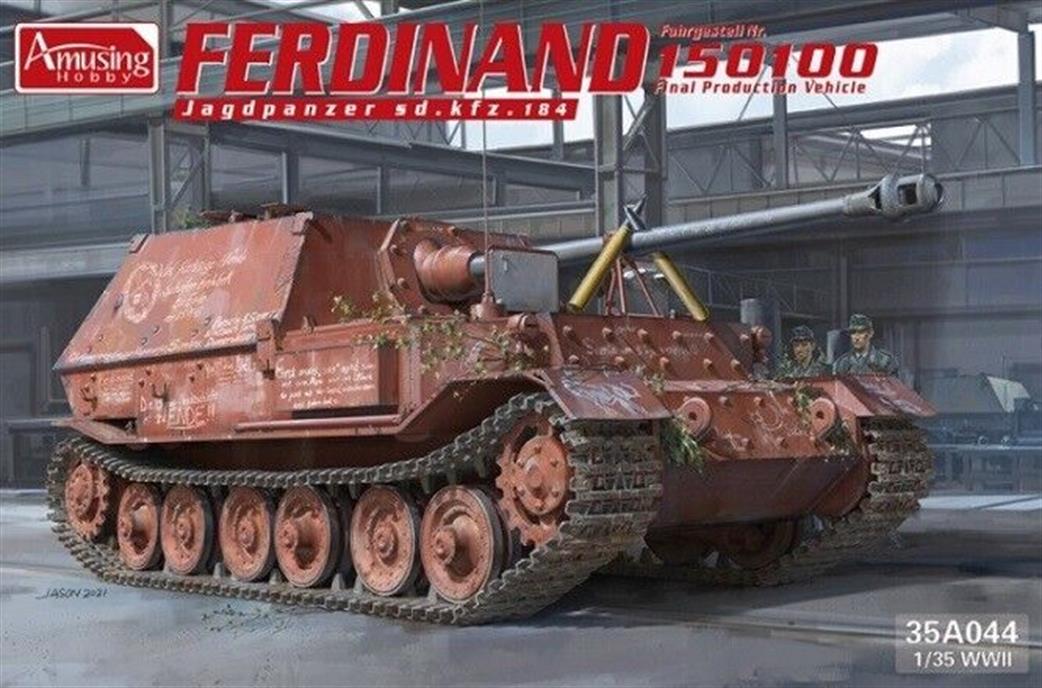 Amusing Hobby 1/35 35A044 Ferdinand 150100 Plastic Kit