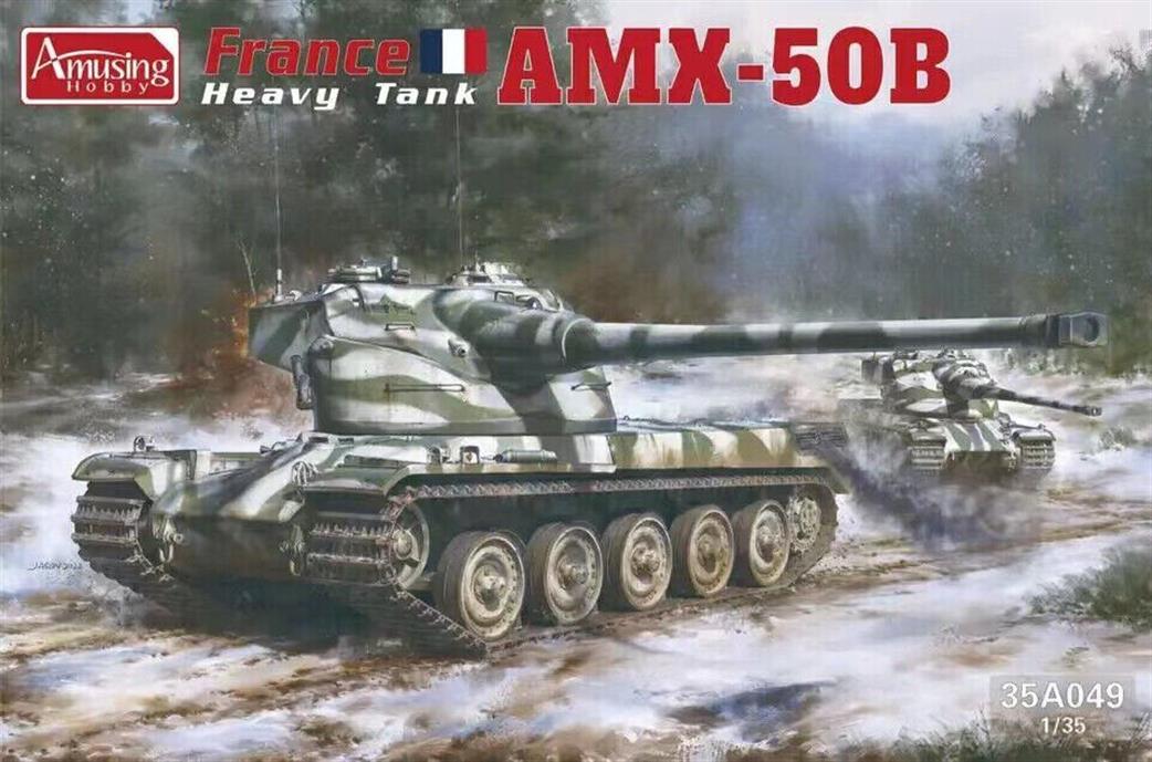 Amusing Hobby 1/35 35A049 AMX-50B French Heavy Tank Kit