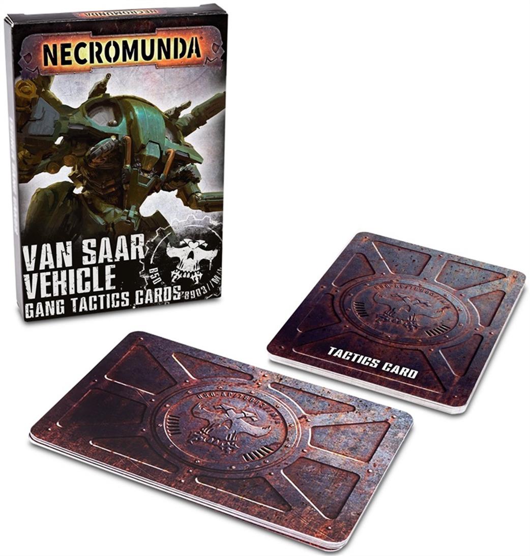 Games Workshop  301-26 Necromunda: Van Saar Vehicle Gang Tactics Cards