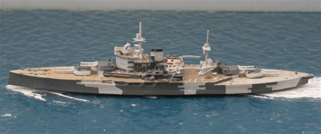 John's Model Shipyard 1/1200 RN102 HMS Warspite (1937-46) 3D-printed battleship kit