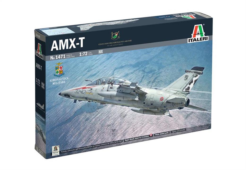 Italeri 1/72 1471 AMX-T Twin Seater Ground Attack Aircraft Kit