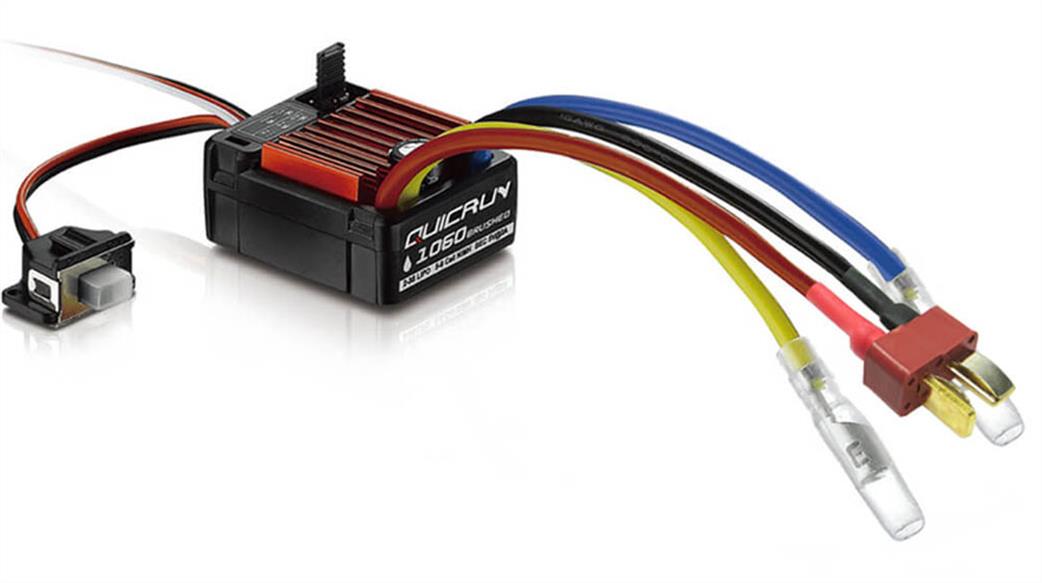 Hobbywing  HW30120203 Quicrun WP 60AMP Waterproof Brushed Electronic Speed Control T Plug