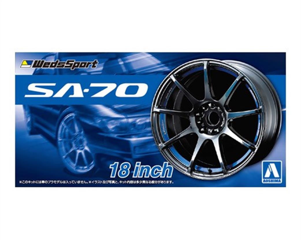 Aoshima 1/24 05463 WEDS Sports SA-70 18inch Wheels