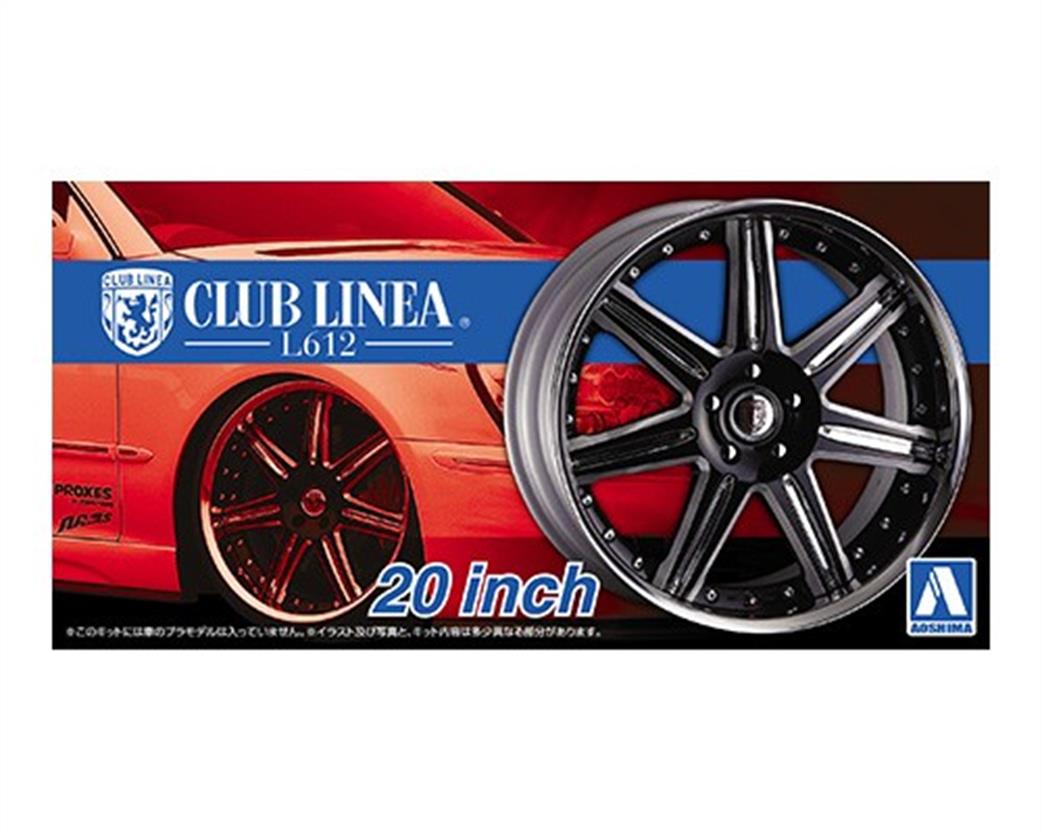 Aoshima 1/24 05278 CLUBLINEA L612 20inch Wheels