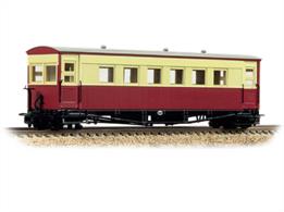The Gloucester Bogie Coaches have been long awaited by Narrow Gauge enthusiasts and with development of these new models now complete, we are delighted to unveil this model in Lincolnshire Coast Light Railway Crimson and Cream livery.This highly detailed model is packed with features; starting at the roof there are separately fitted ventilators and finely moulded rain strips. The sides of the coach have panelled walls with recessed windows, whilst the doors are also recessed and have metal handrails on either side. The ends of the coach also have a pair of windows and with such a good view of the interior, it’s easy to see the detail that we’ve incorporated inside, too.