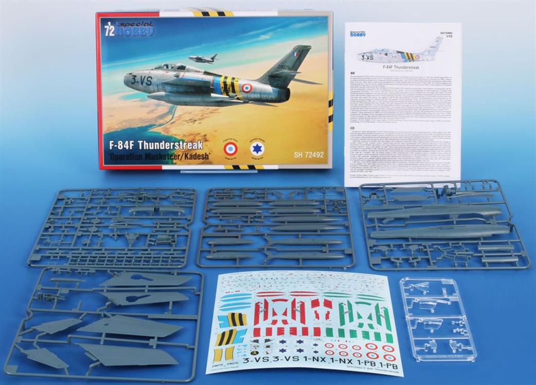 Special Hobby 1/72 SH72492 F84F Thunderstreak Operation Musketeer Kit