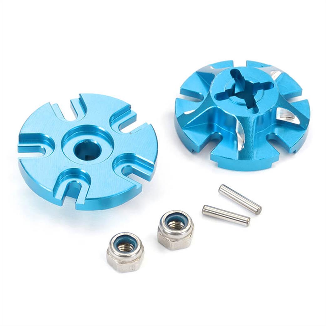 Fastrax 1/10 FTTA128B Aluminium Wheel Hubs to fit Tamiya CW-01 Chassis (1 Pair)