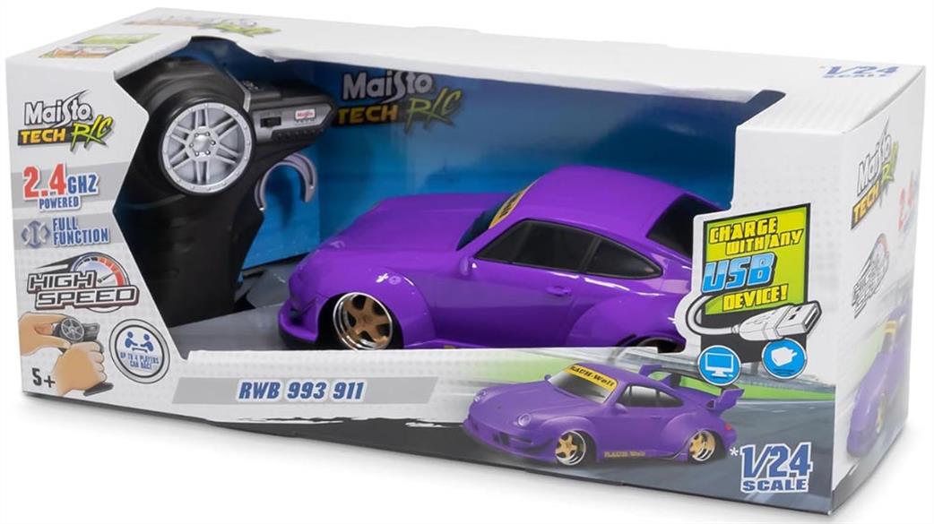 Maisto 1/24 M82340 RWB 993 991 2.4ghz Premium Radio Controlled Car Model
