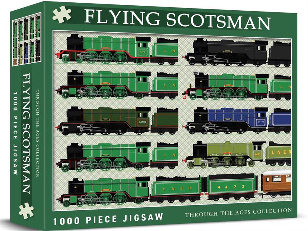 Coach House Partners  CHP0124 Flying Scotsman Through The Ages 1000 Piece Jigsaw Puzzle