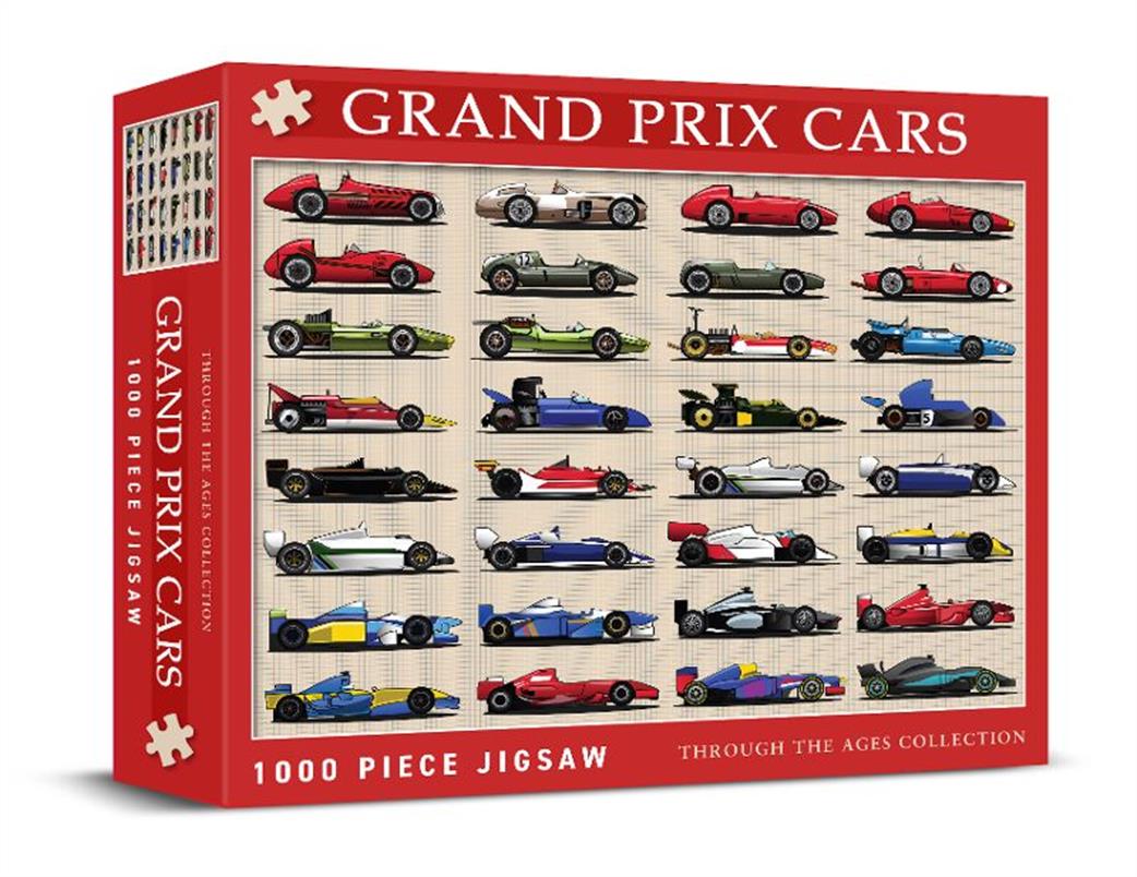 Coach House Partners  CHP0151 Grand Prix Through The Ages 1000 Piece Jigsaw Puzzle