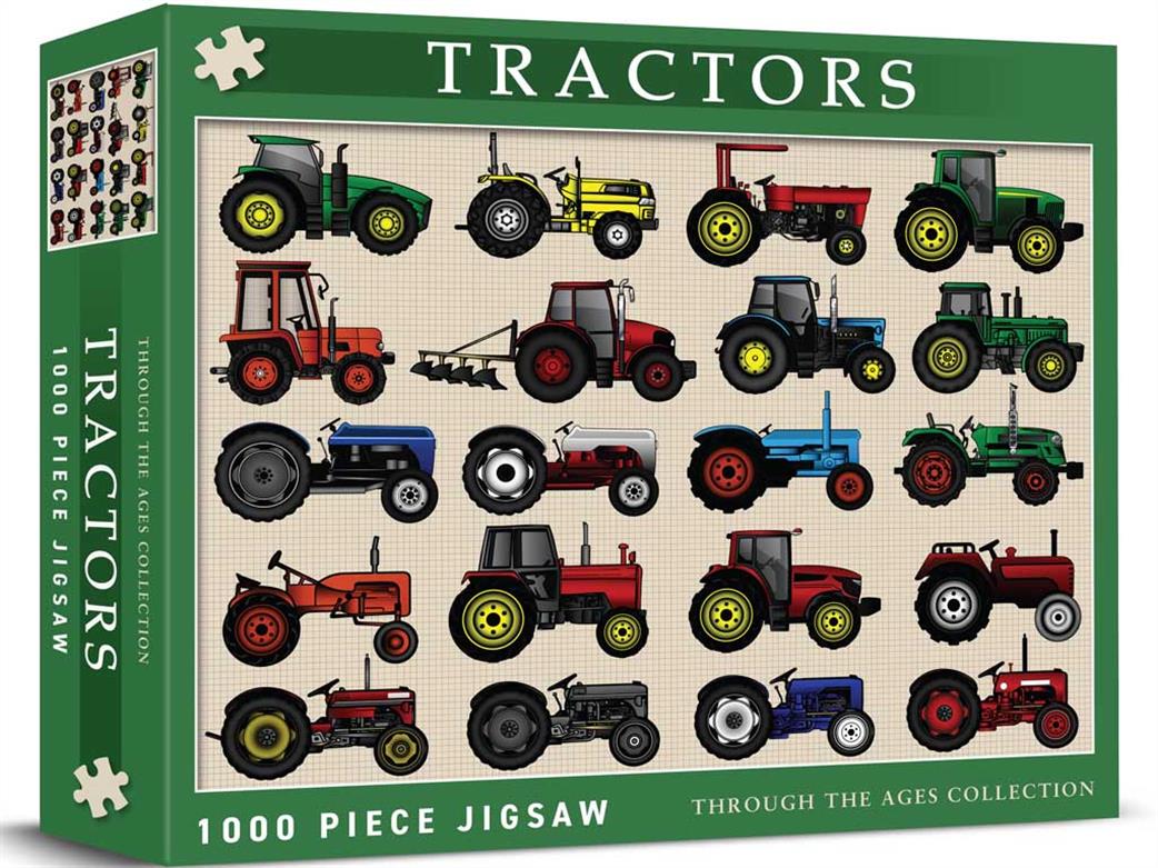 Coach House Partners  CHP0150 Tractors Through The Ages 1000 Piece Jigsaw Puzzle