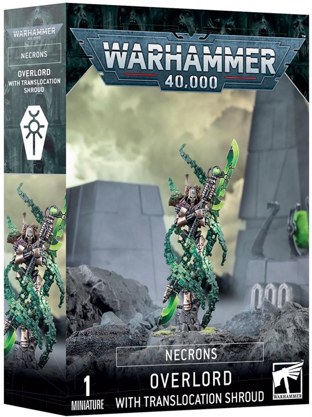Games Workshop 28mm 49-70 Necrons Overlord and Translocation Shroud