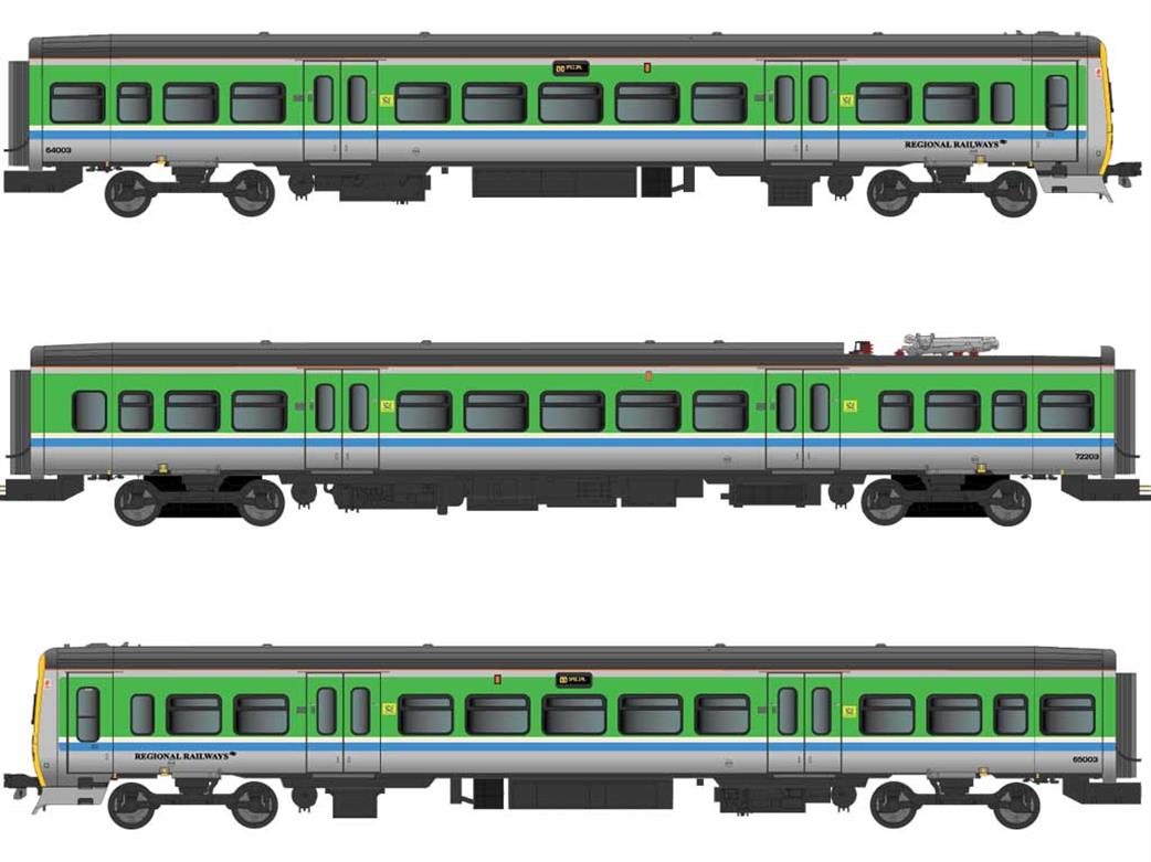 Dapol OO 4D-323-001S BR 323203 Regional Railways Centro Class 323 3 Car ...