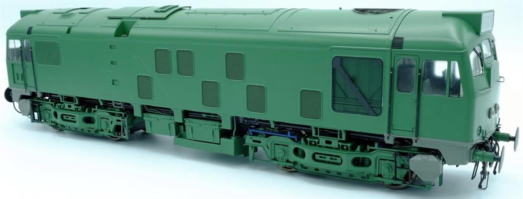 Heljan O Gauge 2470 BR Class 24/1 Derby Sulzer Type 2 Diesel Locomotive BR Green Unnumbered