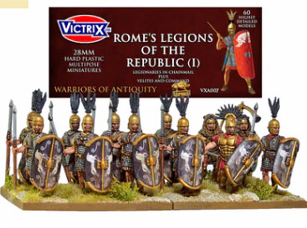 Victrix 28mm VXA007 Rome's Legions Of The Republic 60 Unpainted Figures