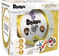A game of observation and quick reflexes. In Dobble there is always 1 matching icon between any 2 cards. Spot it first and you win! 55 cards, 5 quick party games for 2 to 8 players. Now themed with all your favourite Harry Potter characters! Every card is unique and has only one symbol in common with any other in the deck.