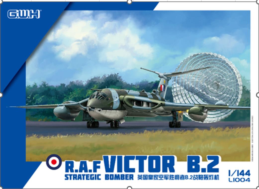 Great Wall Hobby 1/144 L1004 Victor B.2 RAF Strategic Bomber Plastic Kit