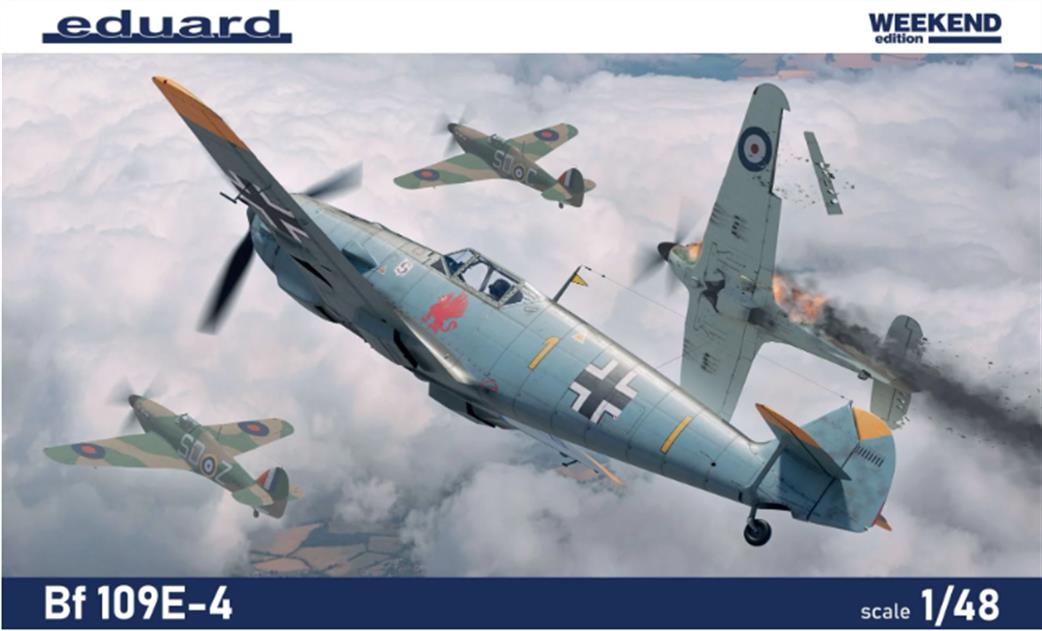 Eduard 1/48 84196 Messerschmitt Bf-109E-4 Weekend Edition Plastic Kit