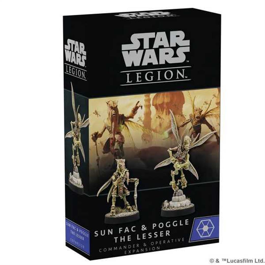 Atomic Mass Games  SWL116 Sun Fac & Poggle the Lesser Commander Expansion for Star Wars Legion